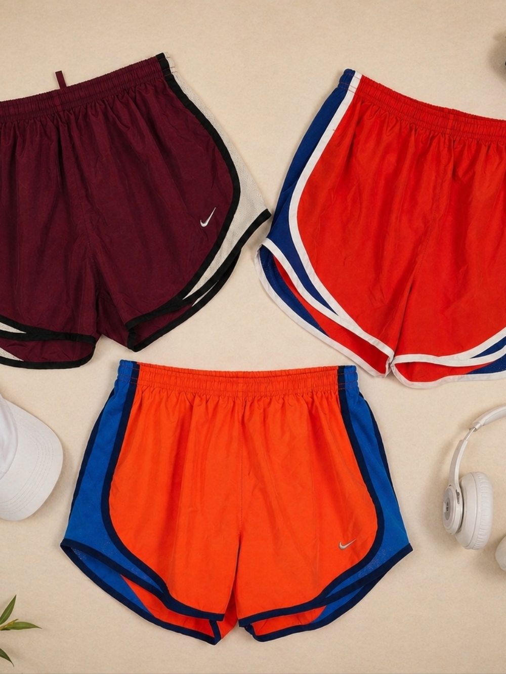 Nike Drifit TEMPO running Elastic Waist Underwear Shorts. Ladies Med
